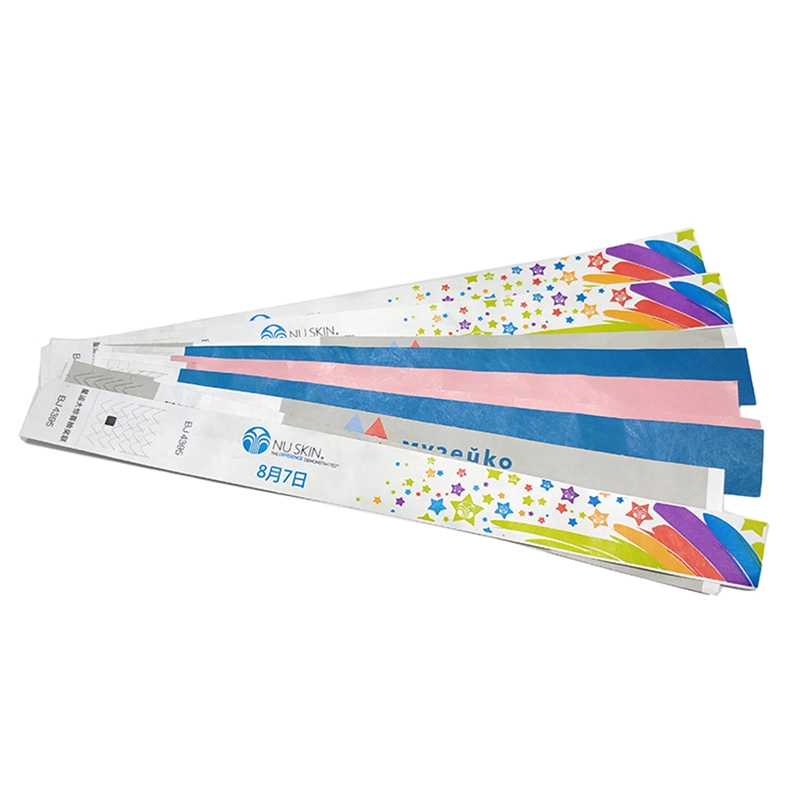 13.56MHz RFID Disposable ID Paper Wristband for Hospital