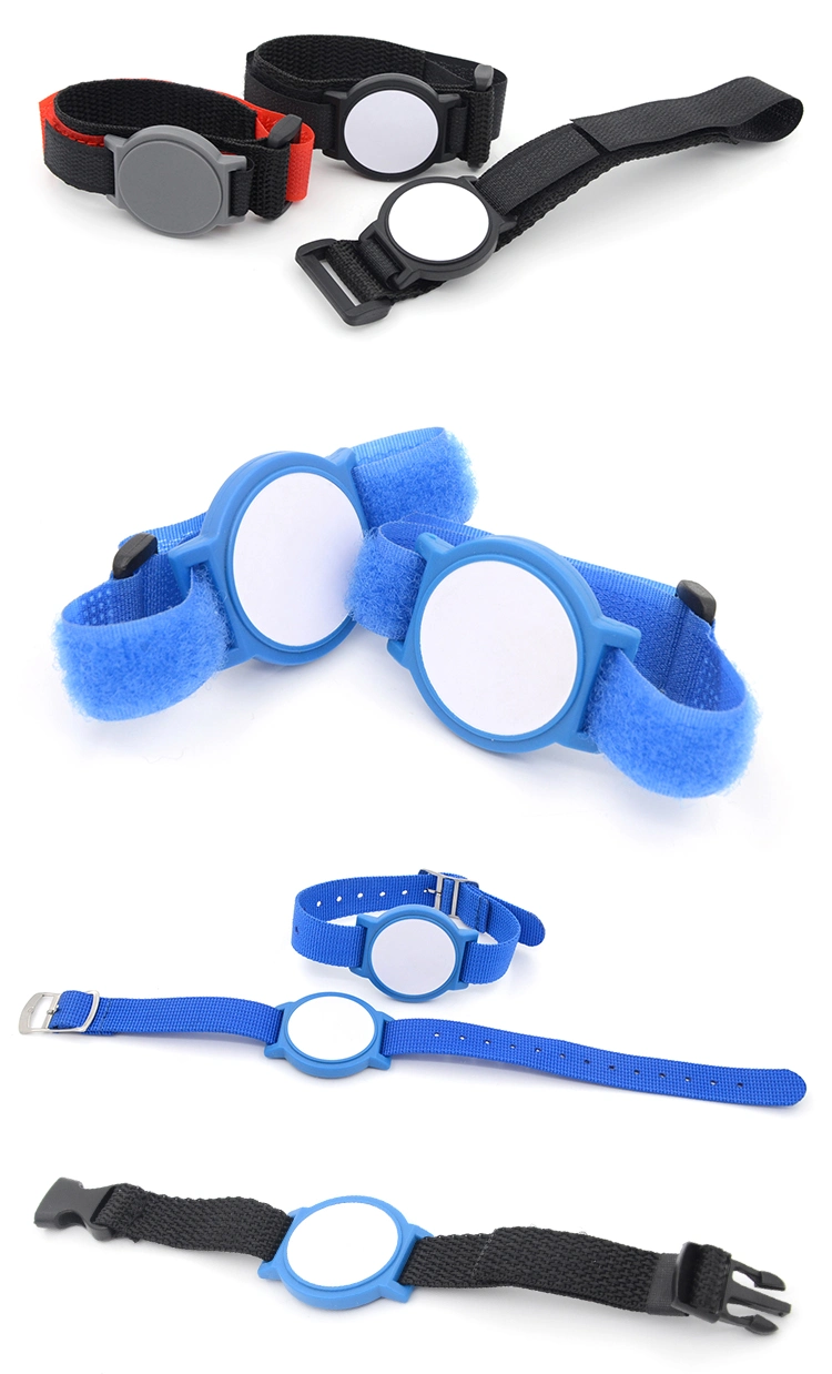 N001 N003 N007 N008 RFID Nylon Wristband Low Price Lady Walking Waterproof Wristband