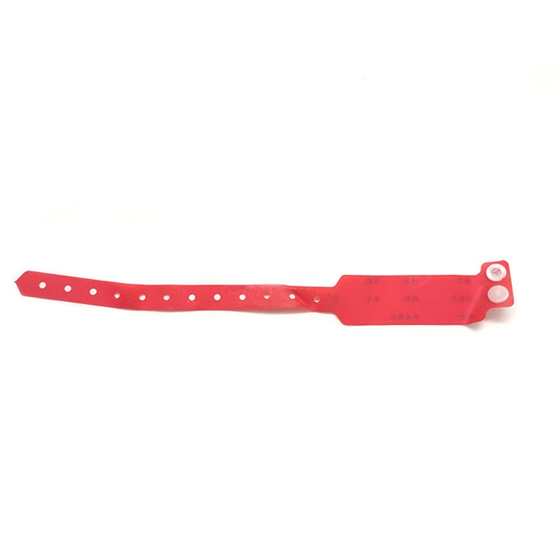 13.56MHz RFID Disposable Bracelet PVC Wristband for Hospital