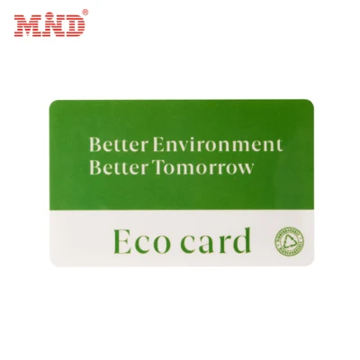 Carte de clé d'hôtel RFID en bois de bambou écologique Carte NFC en bambou RFID environnementale avec code QR